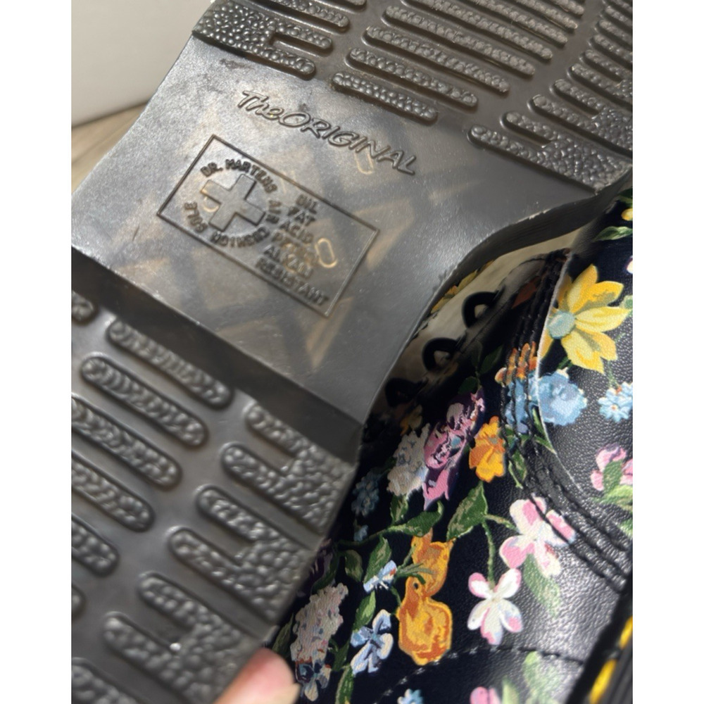 Dr. Martens 1460 Pascal Darcy Floral Leather Combat Boots Sz 36/5-5.5M - Picture 7 of 8